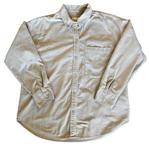 Vintage Abercrombie & Fitch Oversized Corduroy Shirt L Style Aesthete